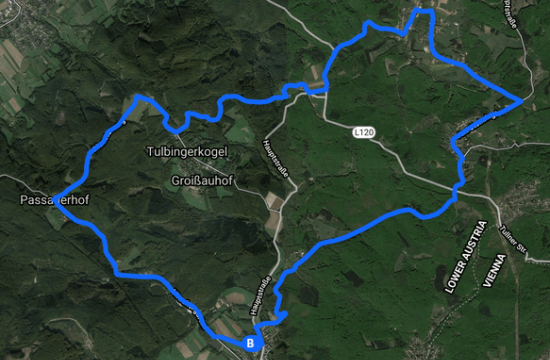 Route Tulbinger Kogl